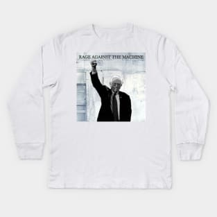 Bernie Sanders - Rage against the system Kids Long Sleeve T-Shirt